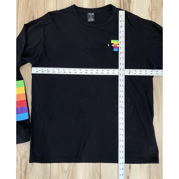 Traplord Longsleeve Tshirt Rainbow Logo Men’s Size XL - Picture 2 of 6